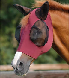 Produktbild von Premier Equine Comfort Tech Fliegenmaske aus Lycra in Rot Größe M