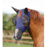 Produktbild von Premier Equine Comfort Tech Xtra Lycra Fliegenmaske für Pferde Blau XL