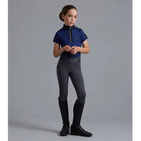 Produktbild von Premier Equine Concerto Junior Reithose mit Full Grip für Mädchen in Grau Grösse 13 Jahre