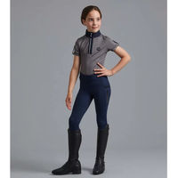 Produktbild von Premier Equine Concerto Reithose für Mädchen mit Full Grip in Blau