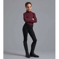 Produktbild von Premier Equine Concerto Reithose für Mädchen mit Full Grip in Schwarz Größe 11/12 Jahre