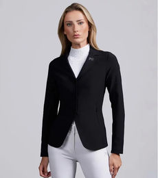 Premier Equine Cristalli Turnierjacke Damen Schwarz Größe 38 – Bild 1 von 1