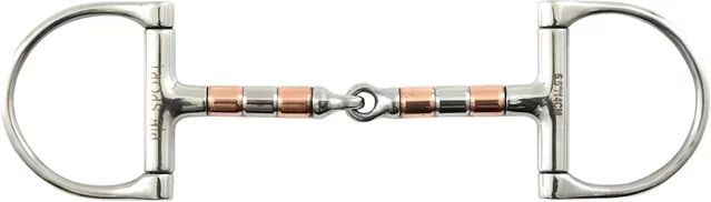 Produktbild von Premier Equine D-Ring Gebiss aus Edelstahl in Silber für Pferde