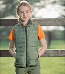 Premier Equine Dante Daunenweste für Kinder Unisex Grün 9/10 Jahre – Bild 1 von 2