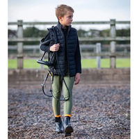 Produktbild von Premier Equine Dante Daunenweste für Kinder Unisex Schwarz 7/8 Jahre
