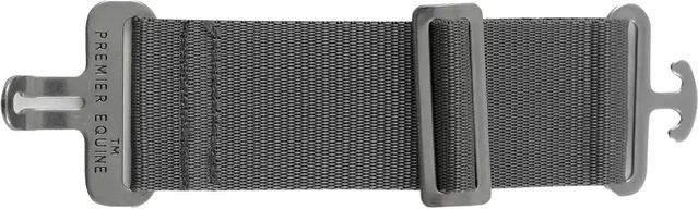 Premier Equine Deckengurt Sursangle Extension aus Kunststoff in Schwarz und Silber – Bild 1 von 2