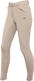 Produktbild von Premier Equine Delta Turnierhose Damen mit Mid Grip in Beige Größe 38
