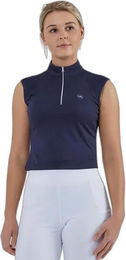 Produktbild von Premier Equine Derina Ärmelloses Reittrikot Damen Blau Wasserabweisend