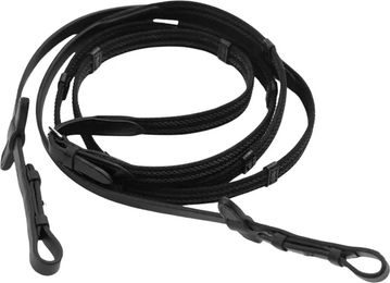 Produktbild von Premier Equine Domenico Zügel für Pferde aus Nylon in Schwarz