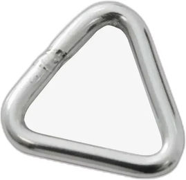 Premier Equine Dreiecksring für Decken aus Edelstahl in Silber – Bild 1 von 2