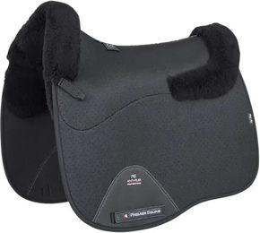 Premier Equine Dressurmatte für Pferde aus Merinowolle CC Air-Tech Square Schwarz – Bild 1 von 3