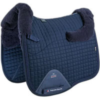 Produktbild von Premier Equine Dressurmatte Sattelpad für Ponys in Blau mit Wolleintegrierung