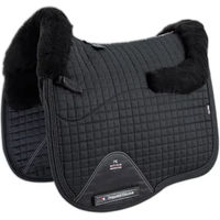 Produktbild von Premier Equine Dressurmatte Sattelpad für Ponys in Schwarz mit Wollanteil