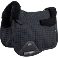 Produktbild von Premier Equine Dressursattelpad aus Merinowolle Größe Full Schwarz