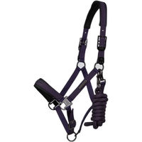 Produktbild von Premier Equine Duco Gepolstertes Nylonhalfter mit Führstrick für Ponys in Lila