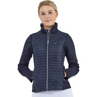 Produktbild von Premier Equine Elena Hybrid Reitjacke für Damen in Blau wasserdicht Größe 42