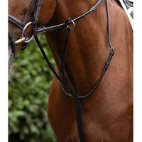 Produktbild von Premier Equine European Running Martingal für Pferde aus Leder in Braun oder Schwarz