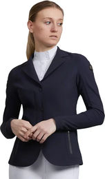 Produktbild von Premier Equine Evinco Damenreitjacke für Turniere Blau Größe 36