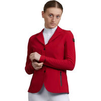 Produktbild von Premier Equine Evinco Damenreitjacke für Turniere in Rot Größe 40