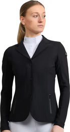 Produktbild von Premier Equine Evinco Damenreitjacke für Turniere in Schwarz Größe 40