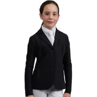 Produktbild von Premier Equine Evinco Reitjacke für Mädchen in Schwarz Größe 11/12 Jahre