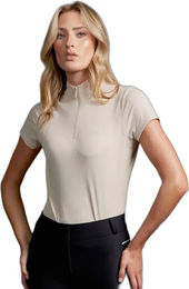 Premier Equine Felicio Damen Reitshirt Sommer aus Nylon in Grau und Beige Größe 38 – Bild 1 von 1