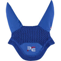 Produktbild von Premier Equine Fliegenhaube kurz Blau Größe M aus Häkelmaterial