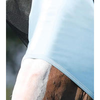 Produktbild von Premier Equine Fliegenmaske Comfort Tech Lycra für Pferde Blau Größe M