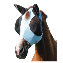 Premier Equine Fliegenmaske Comfort Tech Lycra für Pferde Größe XL Blau – Bild 1 von 2