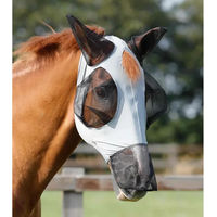 Produktbild von Premier Equine Fliegenmaske Comfort Tech Xtra Lycra für Pferde Größe S Grau