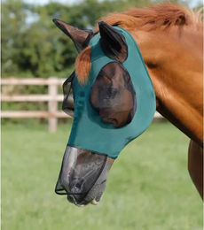 Premier Equine Fliegenmaske Comfort Tech Xtra Lycra in Grün Größe M – Bild 1 von 2