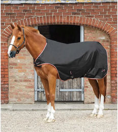 Premier Equine Führzügeldecke für Pferde aus Nylon in Schwarz 206 cm – Bild 1 von 6