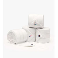 Produktbild von Premier Equine Gamaschen aus Fleece in Weiß 4er Pack für Pferde