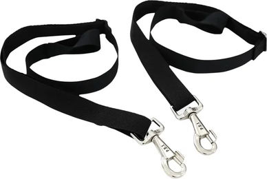 Premier Equine Gamaschen aus Nylon in Schwarz für Pferde – Bild 1 von 2