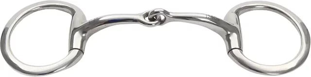 Produktbild von Premier Equine Gebogene Olivenkopftrense aus Edelstahl in Silber