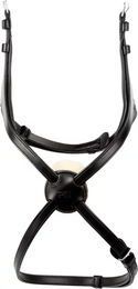 Premier Equine Gekreuztes Reithalfter Glorioso Mexican aus Leder in Schwarz – Bild 1 von 3