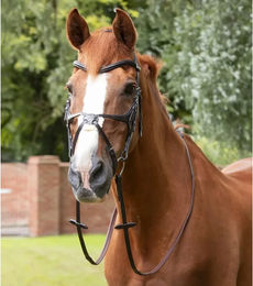 Produktbild von Premier Equine Gummizügel für Pferde in Braun