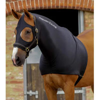 Produktbild von Premier Equine Hals- und Kopfschutz aus Lycra in Schwarz Größe L