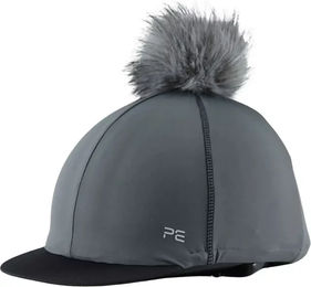 Produktbild von Premier Equine Helmüberzug aus Jersey für Damen in Grau