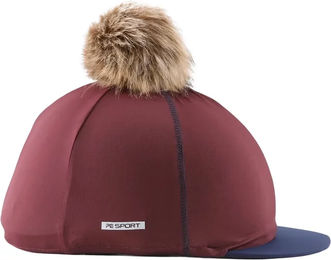 Produktbild von Premier Equine Helmüberzug aus Jersey in Rot für Damen