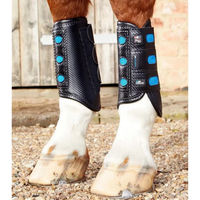 Produktbild von Premier Equine Hintere Gamaschen Super Lite Carbon Tech Schwarz Größe L für Pferde