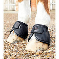 Produktbild von Premier Equine Hufglocken Carbon Tech Kevlar Gamaschen Schwarz Größe S