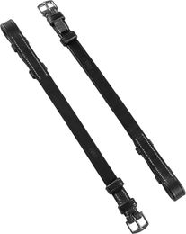 Premier Equine Hunter Netzpfosten aus Leder für Ponys in Braun oder Schwarz – Bild 1 von 1