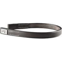 Produktbild von Premier Equine Hunter Stirnband aus Leder für Pferde in Braun oder Schwarz