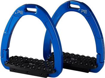Produktbild von Premier Equine Intego Reitsteigbügel aus Aluminium Blau 12 cm
