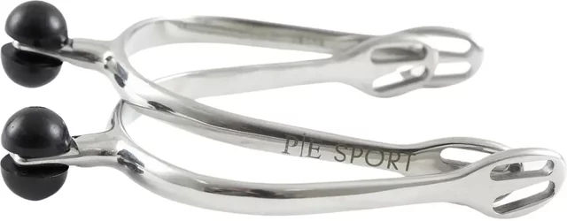 Produktbild von Premier Equine Kugelsporen aus Edelstahl in Silber