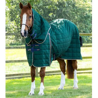 Produktbild von Premier Equine Lucanta Stalldecke mit Halsteil aus Polyester in Grün