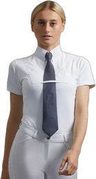 Produktbild von Premier Equine Luciana Reitshirt für Damen aus Baumwolle Weiß Größe 36