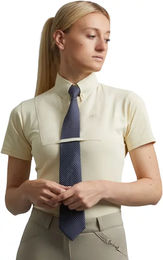 Produktbild von Premier Equine Luciana Wettbewerbshemd Damen aus Baumwolle Beige Größe 36