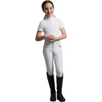 Produktbild von Premier Equine Maria Reitshirt für Mädchen aus Baumwolle Weiß 7/8 Jahre